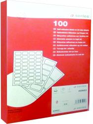 A-SERIES Etichete autocolante albe, 1/A4, 210 x 297mm, 100 coli/top, A-series (AY000100)