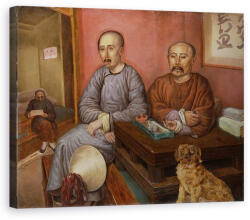 Norand Tablou Canvas - Carl Peter Mazer - Comercianti chinezi (B128712-4050)