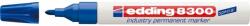 edding Marker permanent Edding 8300 Industrial, varf 1.5-3 mm - albastru (ED083003)