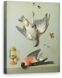 Norand Tablou Canvas - Jean-Baptiste Oudry - Natura moarta cu pasari si insecte (B91019)