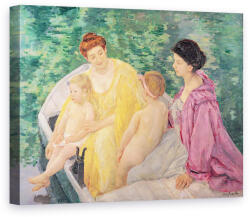 Norand Tablou Canvas - Mary Stevenson Cassatt - inot, sau doua mame si copiii lor pe o barca (B18895)