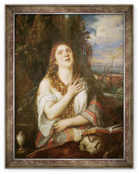 Norand Tablou inramat - Titian - Maria Magdalena in Penitenta (B_GOLD_899785)