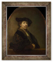 Norand Tablou inramat - Rembrandt Harmensz van Rijn - Autoportret la varsta de 34 de ani (B_GOLD_3700770)