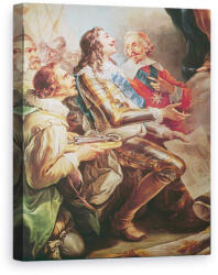 Norand Tablou Canvas - Carle van Loo - Ludovic al XIII-lea 1601-43, detaliu II (B158276)