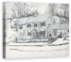 Norand Tablou Canvas - Vincent Alexander Booth - Cladiri Osmotherley in zapada de iarna, 1997 (B5909027)