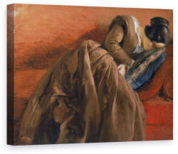 Norand Tablou Canvas - Adolph Friedrich Erdmann von Menzel - Emilie, sora artistului, adormita (B141694)