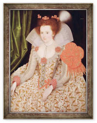Norand Tablou inramat - Marcus Gheeraerts - Printesa Elisabeta, fiica lui James I (B_GOLD_72735)