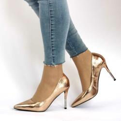 Zibra Pantofi de dama, stiletto, aurii, cu toc inalt 1746H-3-CHAMPAGNE (1746H-3-CHAMPAGNE_1203)