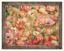 Norand Tablou inramat - Pierre Auguste Renoir - Pat de anemone (B_GOLD_74656)