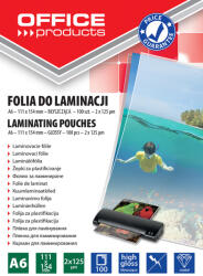 Office Products Folie laminare A6, 125 microni OFFICE PRODUCTS, 100 buc/top (OF-20325035-90)