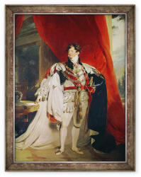 Norand Tablou inramat - Thomas Lawrence - Printul Regent, mai tarziu George al IV-lea 1762-1830 in halate de jartiera (B_GOLD_179434)