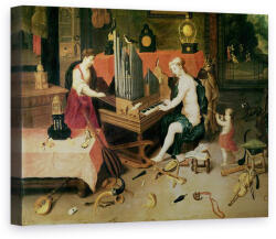 Norand Tablou Canvas - Jan van Kessel - Alegorie de audiere (B206928)