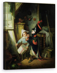 Norand Tablou Canvas - Claude Jacquand - Doi baieti imbracati in soldati (B98635-4050)