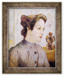 Norand Tablou inramat - Paul Gauguin - Portret De O Tanara Femeie (B_GOLD_178921)