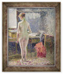 Norand Tablou inramat - Camille Pissarro - Femeie Nud vazut din spate (B_GOLD_228868)