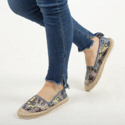 Zibra Espadrile de dama, albastre, cu talpa joasa si comoda PD-28-BLUE (PD-28-BLUE_DB37)