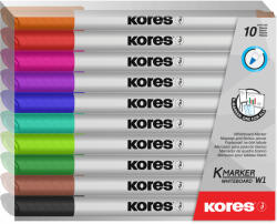 Kores Marker whiteboard slim KORES, 10 buc/set (KO22841)