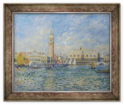 Norand Tablou inramat - Pierre Auguste Renoir - Venetia, Palatul Dogilor (B_GOLD_348596)