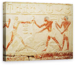 Norand Tablou Canvas - Egyptian 6th Dynasty - Macelari sacrificarea unui bou, scutire din mormantul printesei Imut, Vechiul Regat (B115161)
