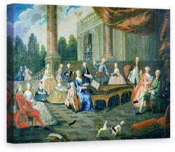 Norand Tablou Canvas - Scoala franceza - Concert de familie la Chateau Renescure (B16728)
