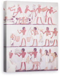 Norand Tablou Canvas - Egyptian 18th Dynasty - Scena macelarilor si servitorilor aducand ofrande, din mormantul lui Onsou (B75281)