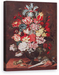 Norand Tablou Canvas - Abraham Bosschaert - Natura moarta cu flori (B17917)
