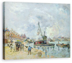 Norand Tablou Canvas - Jean Baptiste Armand Guillaumin - La Quay de Bercy in Paris (B155050-4050)