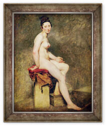 Norand Tablou inramat - Ferdinand Victor Eugene Delacroix - Sezat Nud (B_GOLD_157920)