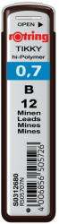 rOtring Mine creion 0, 7mm, B, 12 buc/set, ROTRING (RO312680) - roveli