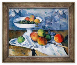 Norand Tablou inramat - Paul Cezanne - Natura statica cu vas de fructe (B_GOLD_2639943)