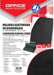 Office Products Coperta carton imitatie piele A4, 250 g/mp, 100 buc/set OFFICE PRODUCTS - negru (OF-20232525-05) - roveli