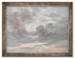 Norand Tablou inramat - John Constable - Studiu cloud, Apus furtunoasa (B_GOLD_1765901)
