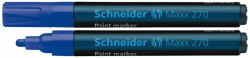 Schneider Marker cu vopsea SCHNEIDER Maxx 270, varf rotund 1-3mm - Albastru (S-127003) - roveli