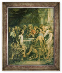 Norand Tablou inramat - Peter Paul Rubens - Cina cea de Taina I (B_GOLD_106354)