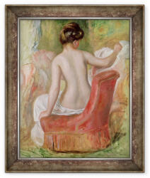 Norand Tablou inramat - Pierre Auguste Renoir - Nud intr-un fotoliu (B_GOLD_194758)