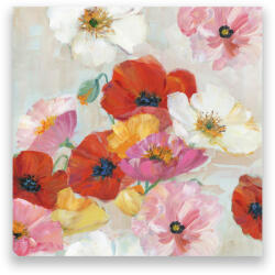 Norand Tablou Canvas - Floral, Flori de maci, Buchet, Multicolor, Pictura (03948)