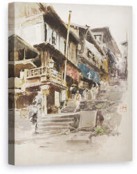 Norand Tablou Canvas - Robert Frederick Blum - A Street in Ikao, Japonia II (B1152073)