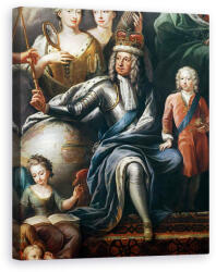 Norand Tablou Canvas - James Thornhill - George I si nepotul sau, Printul Frederick (B7797-4050)