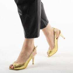 Zibra Sandale dama de ocazie aurii 8T8555-19-G (8T8555-19-GOLD)