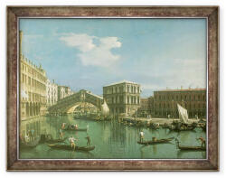 Norand Tablou inramat - Canaletto - Podul Rialto (B_GOLD_155335)