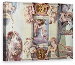 Norand Tablou Canvas - Michelangelo Buonarroti - Plafonul Capelei Sixtine I, Crearea Evei (B167697)