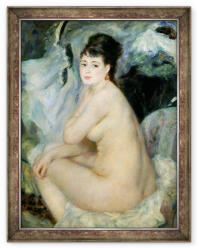 Norand Tablou inramat - Pierre Auguste Renoir - Nud sau Nud asezat pe o canapea (B_GOLD_37592)