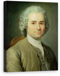 Norand Tablou Canvas - Maurice Quentin de la Tour - Jean-Jacques Rousseau 1712-78 (B156866)