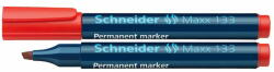 Schneider Marker permanent, varf tesit 1-4mm, SCHNEIDER Maxx 133 - Rosu (S-113302)