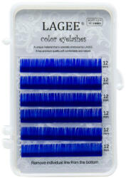 Lagee Extensii de gene curbura C Lagee culoare albastru, extensii gene premium, 6 linii (LGCE-Blue_C6_010_9)