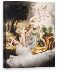 Norand Tablou Canvas - Jacopo Ianguidi Bertoia - Venus condus de Cupidon la Dead Adonis (B220735)