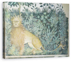Norand Tablou Canvas - Giacomo Jaquerio - Fantana Vietii, detaliu al unui leu (B161066-4050)