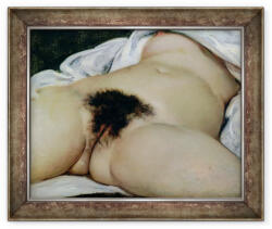 Norand Tablou inramat - Gustave Courbet - Originea lumii (B_GOLD_153980)