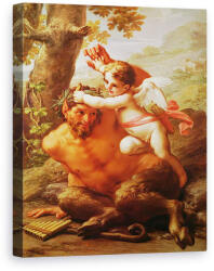 Norand Tablou Canvas - Pietro da Cortona - Cupidon si tigaie (B488622)