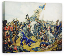 Norand Tablou Canvas - Charles Steiben - Batalia de la Waterloo din 1815 (B351671)